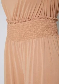 Nurode Plus Size Smocked Waist Wide Leg Palazzo Pants -FemiLook Sales Store 2003577 304 5