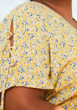 Pleione Plus Size Womens Floral Patterned Button Down Maxi Dress -FemiLook Sales Store 2006730 105 4