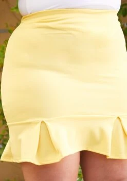 Asoph Plus Size Mermaid Mini Skirt -FemiLook Sales Store 2008568 105 5