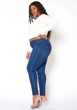 Vibrant Plus Size Colombian Bum Design Skinny Jeans -FemiLook Sales Store 2013675 939 1