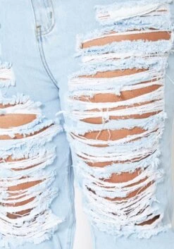 Vibrant Plus Size Light Wash Destroyed Boyfriend Jeans -FemiLook Sales Store 2013677 938 0