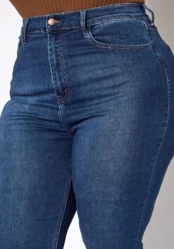 Vibrant Plus Size Favorite High Waisted Skinny Denim Jean -FemiLook Sales Store 2016799 939 4