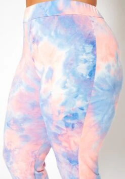 Asoph Plus Size Sweet Tie Dye Lounge Pants -FemiLook Sales Store 2017068 003 4
