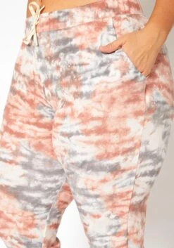 Asoph Plus Size Tie Dye Lounge Pants -FemiLook Sales Store 2017109 186 5