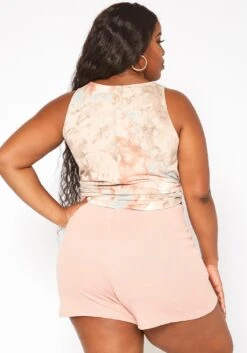 Asoph Plus Size Lounge Knit Shorts -FemiLook Sales Store 2018050 102 3