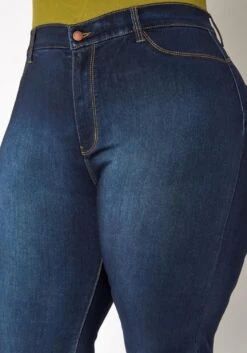 Vibrant Plus Size Butt Lift Bell Bottom Denim Jean -FemiLook Sales Store 2019535 939 4