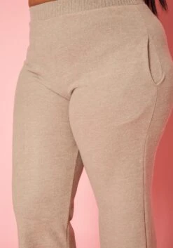Plus Size High Waist Knit Lounge Pants -FemiLook Sales Store 2019586 118 0