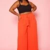 Plus Size High Waist Palazzo Pants -FemiLook Sales Store 2020185 003 1