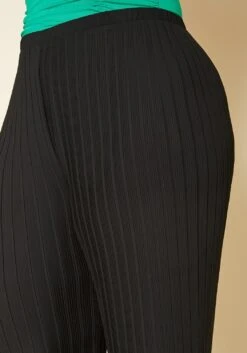 Pleione Plus Size High Waist Pleated Wide Pants -FemiLook Sales Store 2020449 001 5