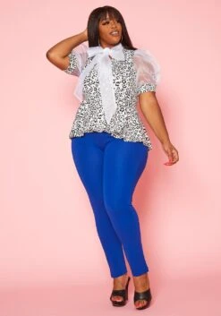 Plus Size High Waist Jeggings