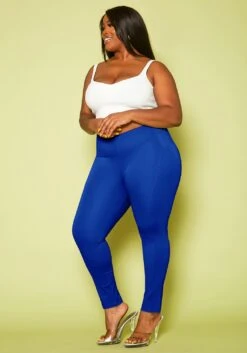 Plus Size Compression High Waist Leggings -FemiLook Sales Store 2020455 006 3