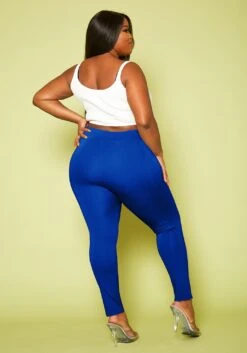 Plus Size Compression High Waist Leggings -FemiLook Sales Store 2020455 006 4