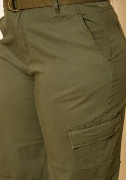Plus Size Wide Leg Cargo Pants -FemiLook Sales Store 2020495 002 5