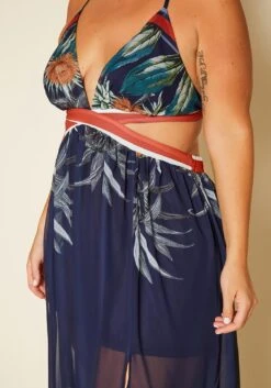 Plus Size Tropical Cutout Maxi Dress -FemiLook Sales Store 2020534 001 5