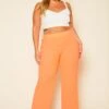 Plus Size High Waist Palazzo Pants -FemiLook Sales Store 2020610 002 2