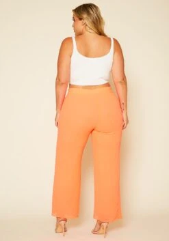 Plus Size High Waist Palazzo Pants -FemiLook Sales Store 2020610 002 4