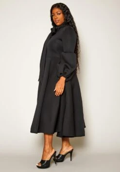 Plus Size Out Of The Ordinary Fit & Flare Dress -FemiLook Sales Store 2021156 004 4