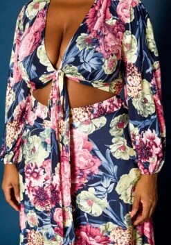 Plus Size Floral Pattern Two Piece Set -FemiLook Sales Store 2021309 001 5
