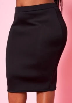 Plus Size High Waist Pencil Skirt -FemiLook Sales Store 2022466 001 4