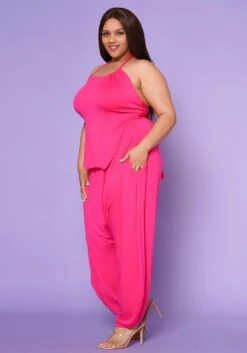 Plus Size Summer Feels Matching Two Piece Set -FemiLook Sales Store 2022550 002 2