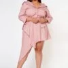Plus Size Fashion Statement Button Front Dress 2 Plus Size Fashion Statement Button Front Dress -FemiLook Sales Store 2022601 001 2