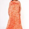 Plus Size One Shoulder Floral Print Maxi Dress -FemiLook Sales Store 2022618 001 1