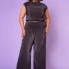 Plus Size Pleated Trousers -FemiLook Sales Store 2022640 001 0