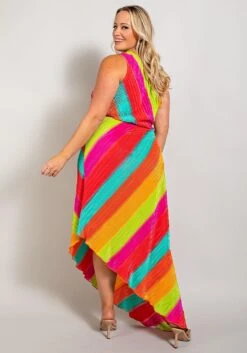 Plus Size Asymmetric One Shoulder Dress -FemiLook Sales Store 2022664 001 4